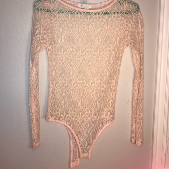 See-through pink bodysuit - Picture 1 of 3